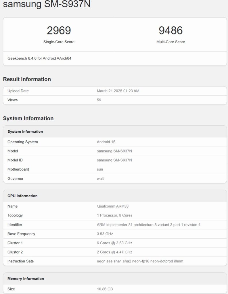 Ультратонкий Samsung Galaxy S25 Edge: що представляє собою новинка?